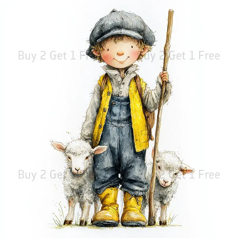 Easter Cottagecore Cute Clipart