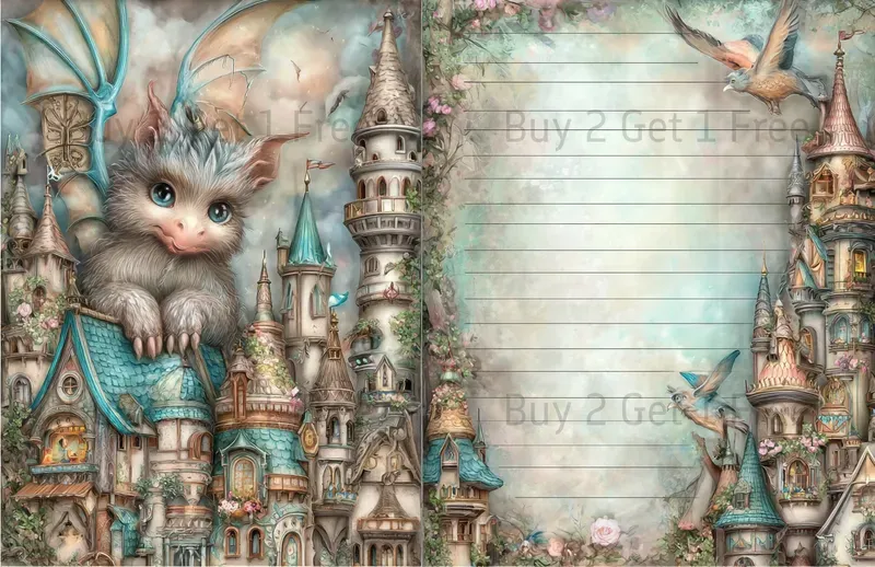 Alice In Medieval World Double Pages