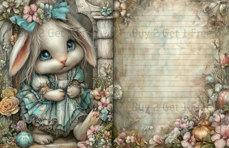 Alice In Medieval World Double Pages