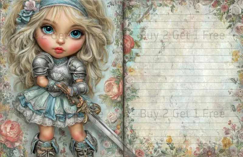 Alice In Medieval World Double Pages