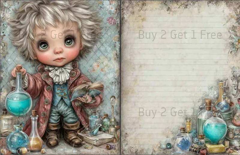 Alice In Medieval World Double Pages