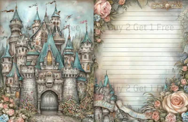 Alice In Medieval World Double Pages