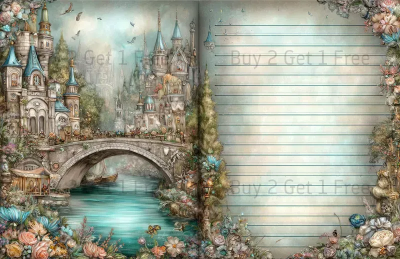 Alice In Medieval World Double Pages