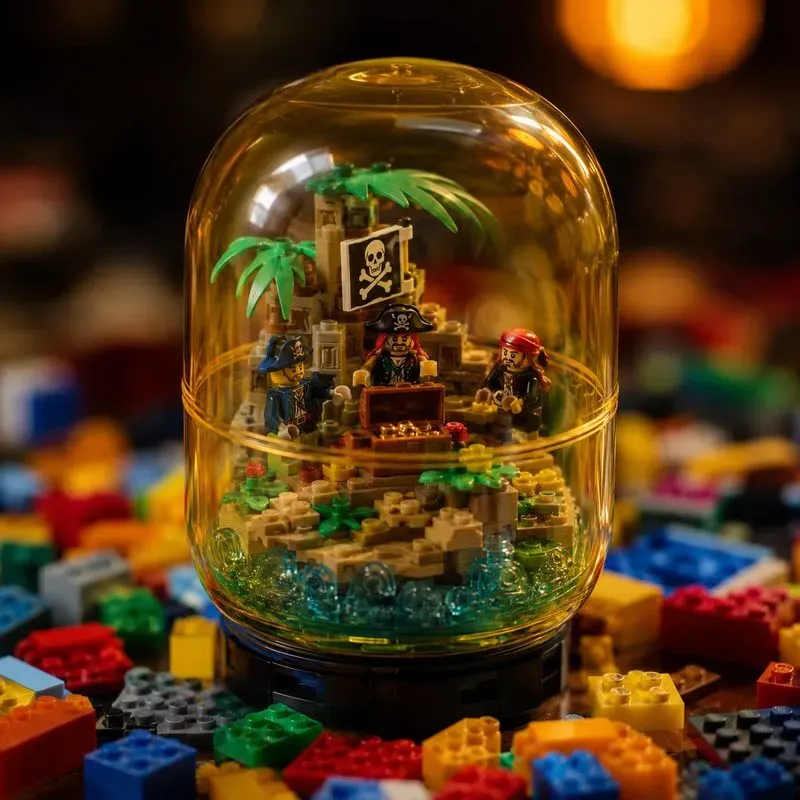 Miniature Lego Capsule Worlds