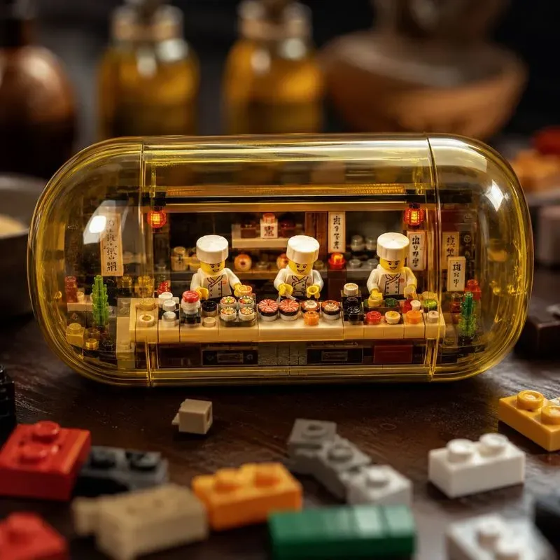 Miniature Lego Capsule Worlds