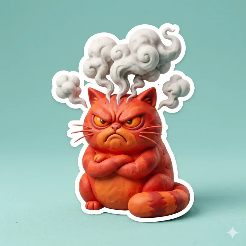 3D Claymorphic Sticker Pack Masters