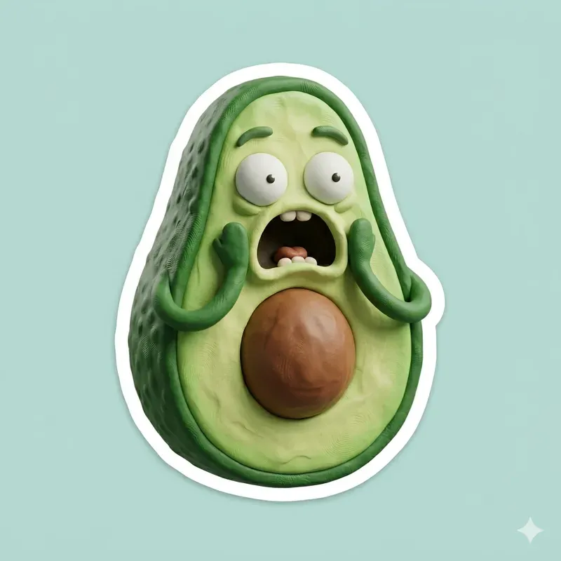 3D Claymorphic Sticker Pack Masters