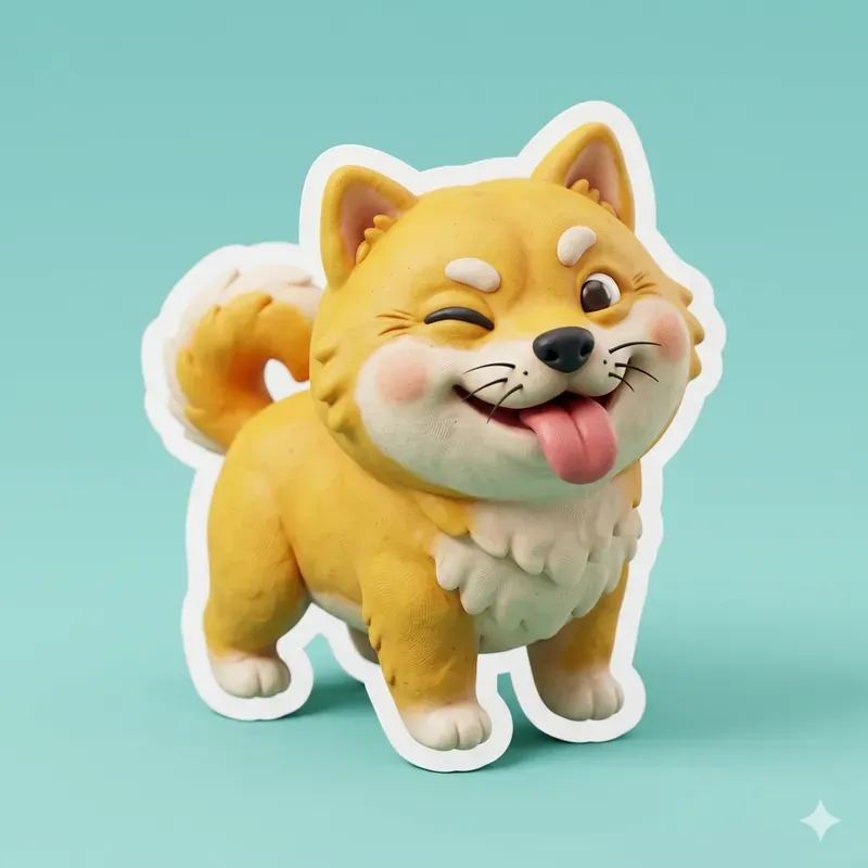 3D Claymorphic Sticker Pack Masters