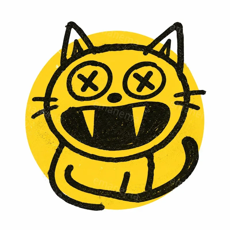 Raw Underground Doodle Circle Logos