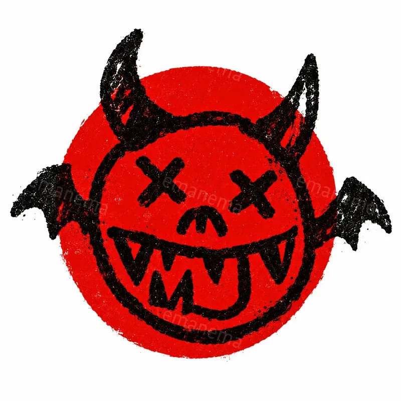 Raw Underground Doodle Circle Logos