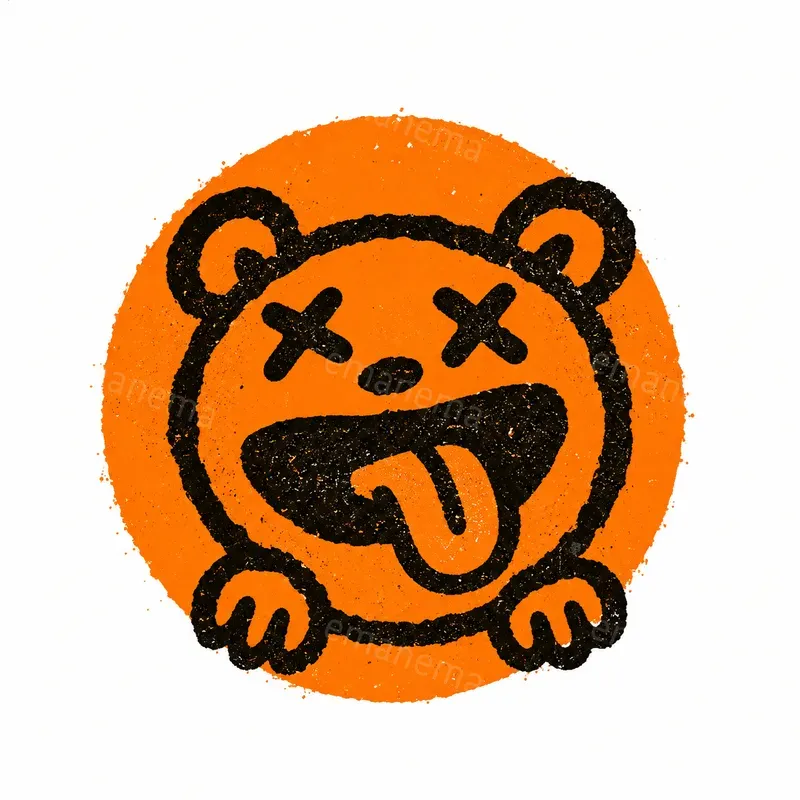 Raw Underground Doodle Circle Logos