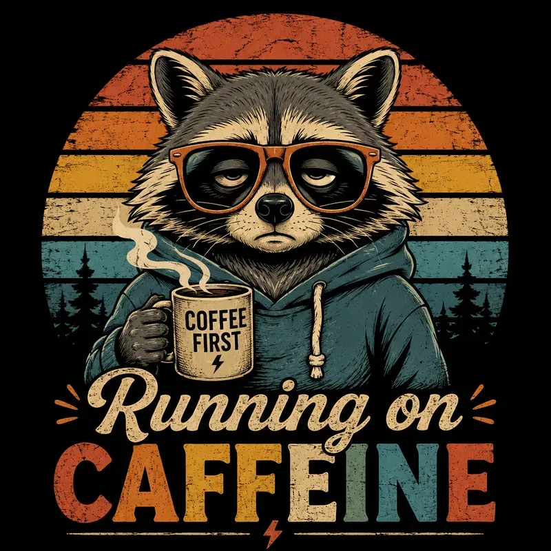 Retro Funny Animal Tshirt Designs