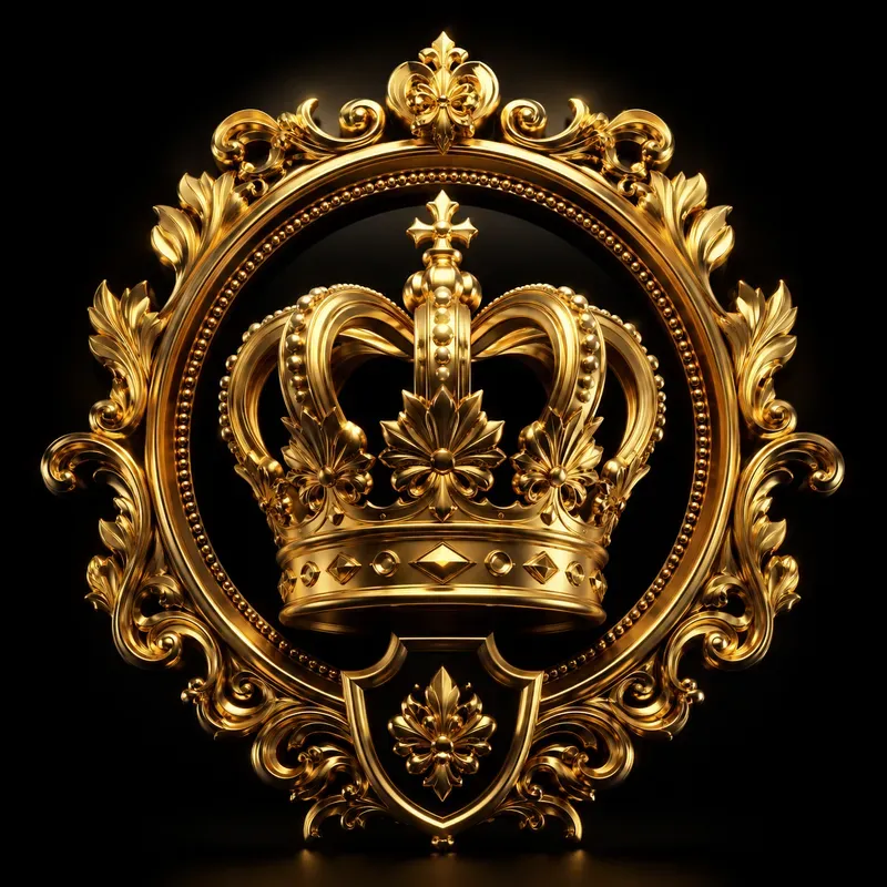 Luxury Golden Emblem Graphics