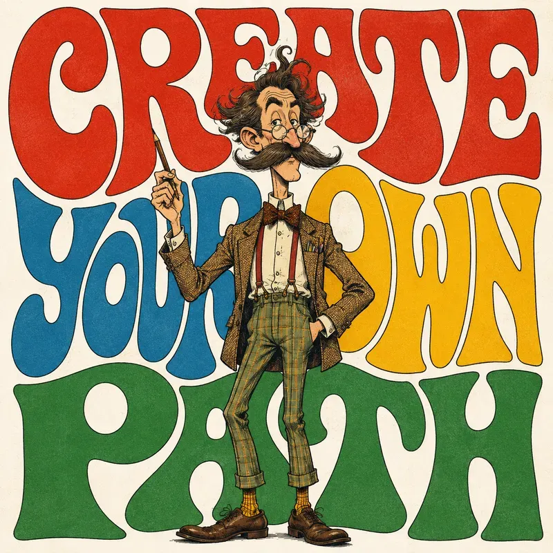 Retro Psychedelic Character Posters