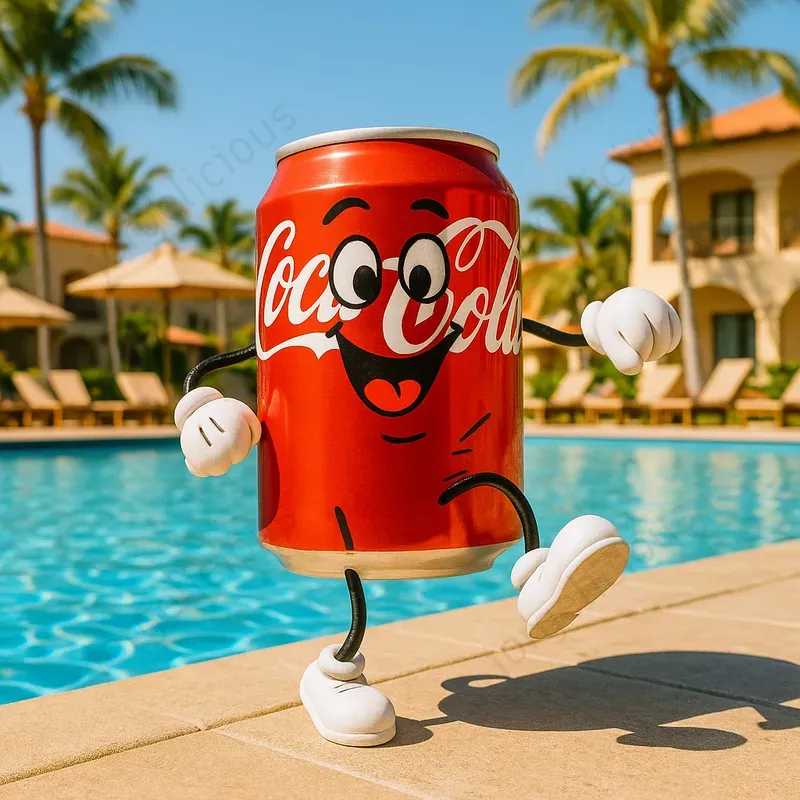 Summer Mascot Drink Mockups