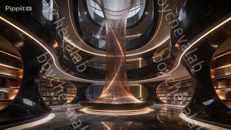 Futuristic 3D Organic Interior Designs