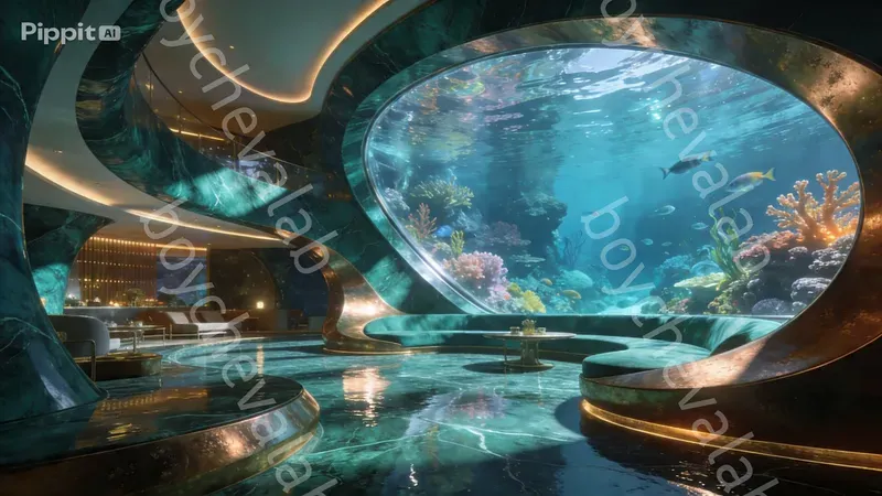 Futuristic 3D Organic Interior Designs