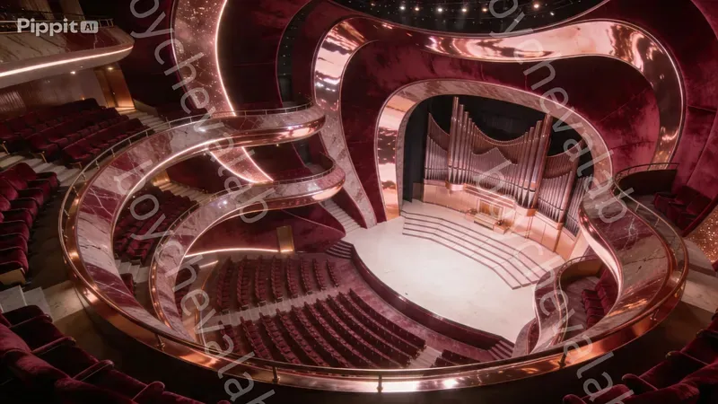 Futuristic 3D Organic Interior Designs