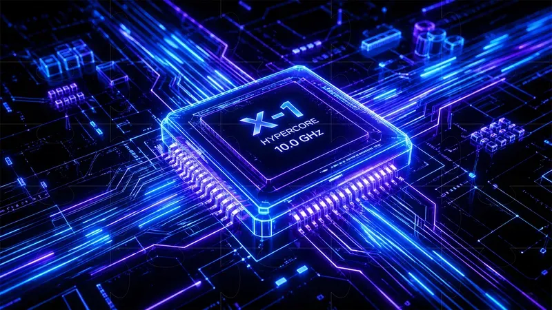 Cyberpunk Neon Line Art