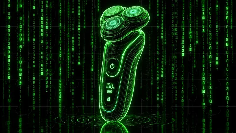 Cyberpunk Neon Line Art