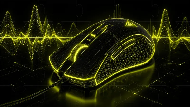 Cyberpunk Neon Line Art