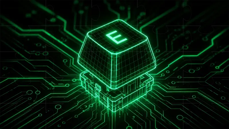 Cyberpunk Neon Line Art