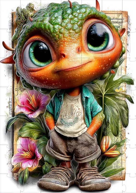 Tropical Fruit Character Illustrations