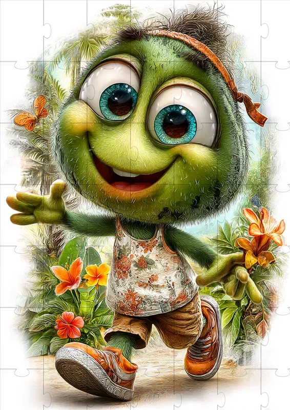 Tropical Fruit Character Illustrations