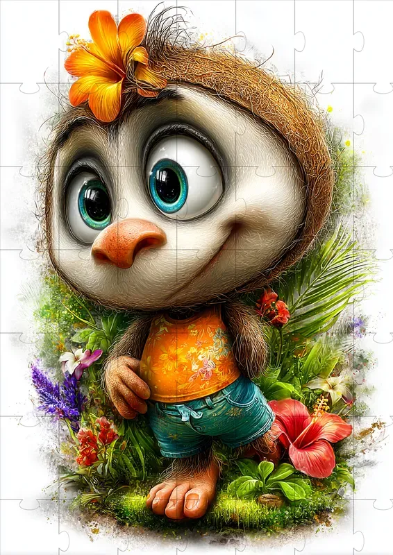 Tropical Fruit Character Illustrations