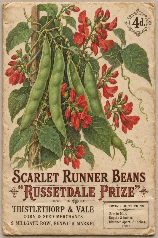 Victorian Seed Packet Fronts