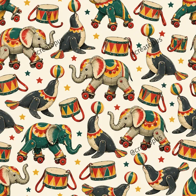 Vintage Tin Toy Patterns