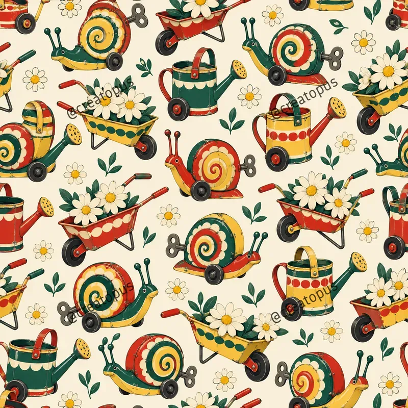 Vintage Tin Toy Patterns