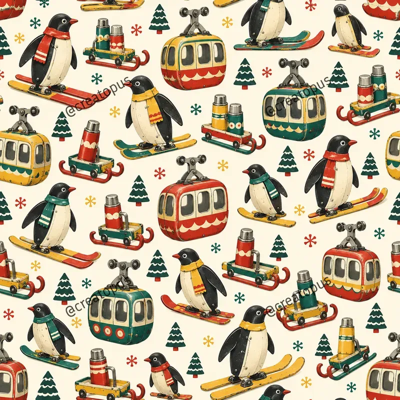 Vintage Tin Toy Patterns