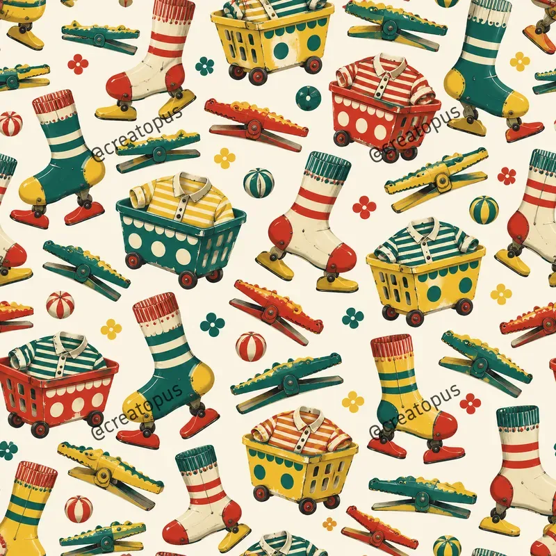 Vintage Tin Toy Patterns