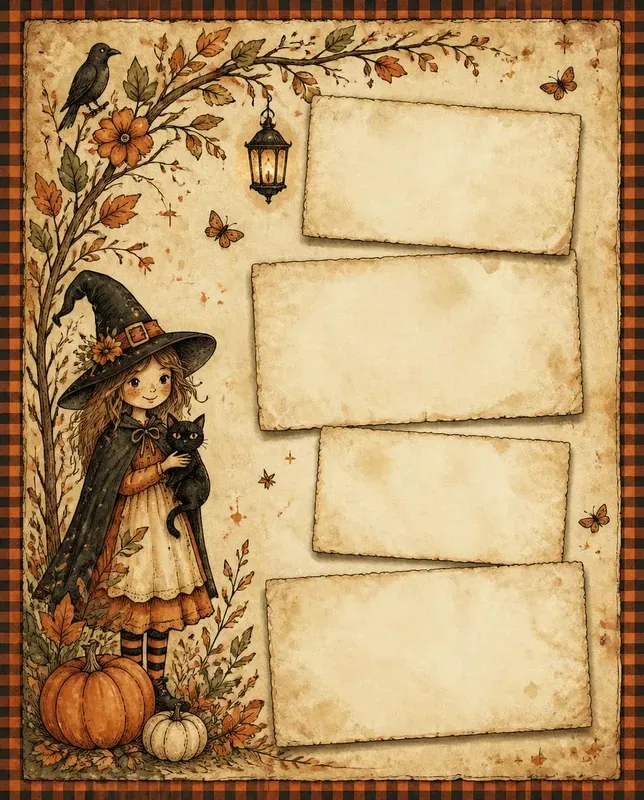 Vintage Junk Journal Etsy Frame Pages