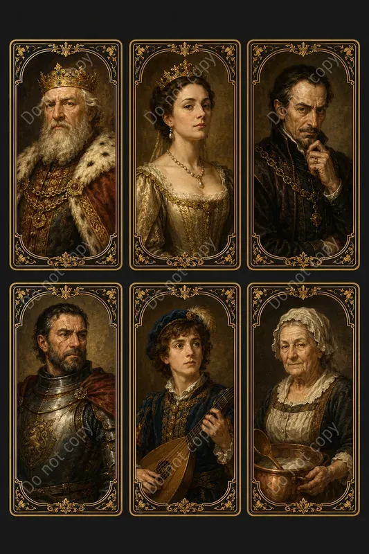 RPG Npc Portrait Card Sets