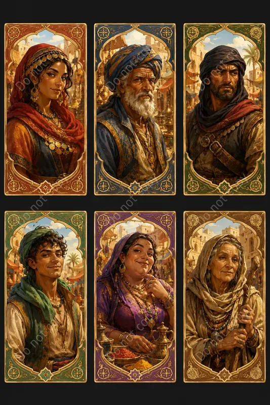 RPG Npc Portrait Card Sets