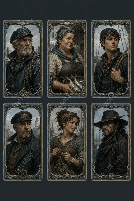 RPG Npc Portrait Card Sets