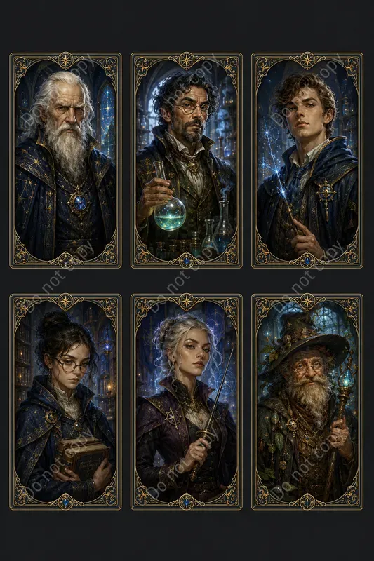 RPG Npc Portrait Card Sets