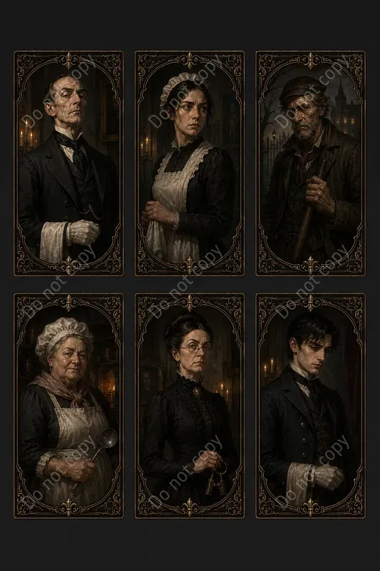 RPG Npc Portrait Card Sets