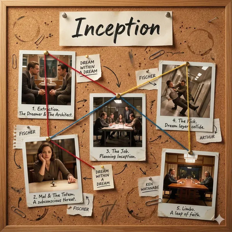 Cinematic Storyboard Cork Boards