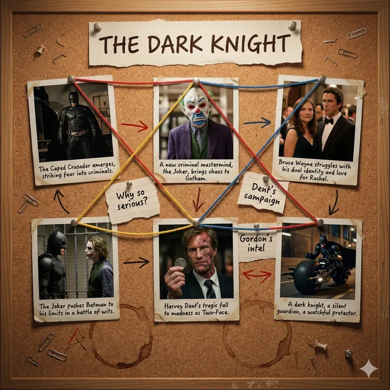 Cinematic Storyboard Cork Boards