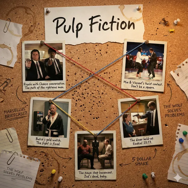 Cinematic Storyboard Cork Boards