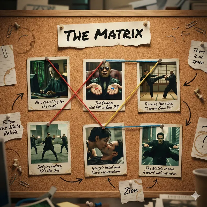 Cinematic Storyboard Cork Boards