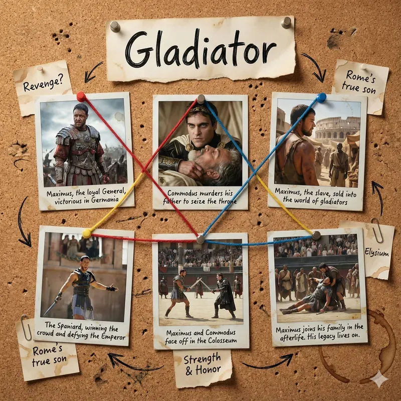 Cinematic Storyboard Cork Boards
