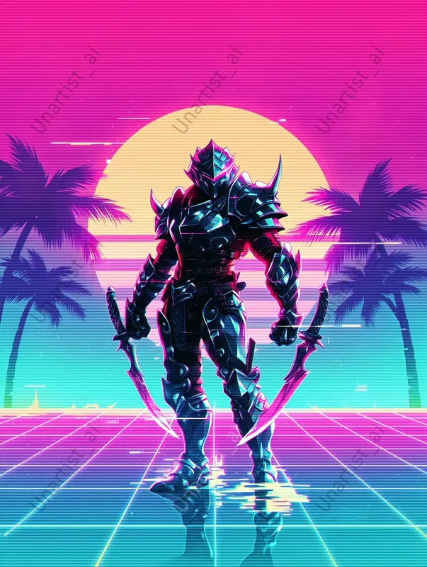 Vaporwave Fantasy RPG Characters
