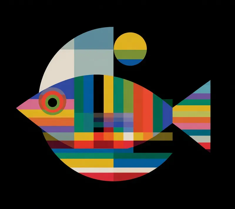 Minimalist Geometric Icon Art