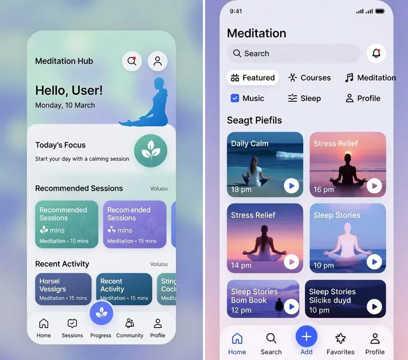 Universals For Mobile App UIs