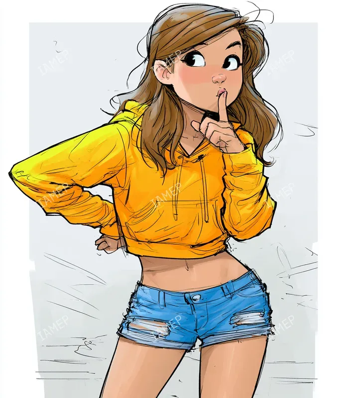 Stylized Flirty Characters