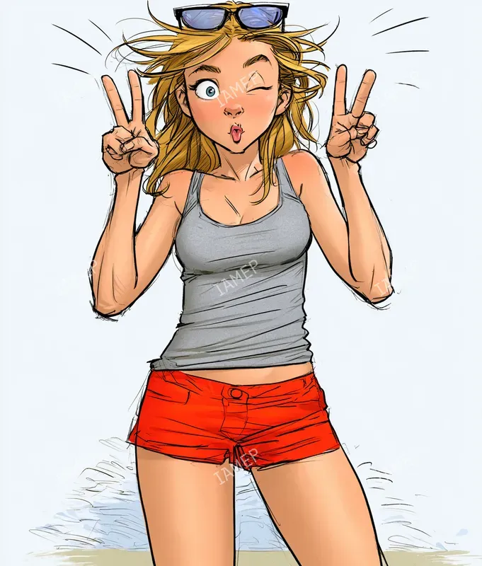 Stylized Flirty Characters